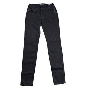 Silver Jeans Women's Black Suki Mid Super Skinny Jeans 28x31
